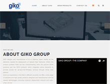 Tablet Screenshot of gikogroup.com